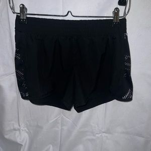 black running shorts
